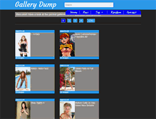 Tablet Screenshot of gallery-dump.net