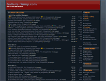Tablet Screenshot of gallery-dump.com